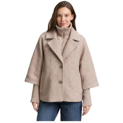 1046602 TOM TAILOR Kurtka damska, 38230 Boucle Beige Melange, 3XL 1046602 TOM TAILOR Kurtka damska, 38230 Boucle Beige Melange, 3XL