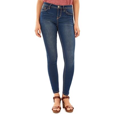 WNM00408S-J446-5 WallFlower Women's Irresistible Denim Jegging High-Rise Insta Soft Juniors Jeans (Standard and Plus), Varsity Blue, 5 WNM00408S-J446-5 WallFlower Women's Irresistible Denim Jegging High-Rise Insta Soft Juniors Jeans (Standard and Plus), Varsity Blue, 5