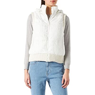 22SWEW05 Desigual Kurtka damska Padded_New Bern Quilted Jacket, biały, S 22SWEW05 Desigual Kurtka damska Padded_New Bern Quilted Jacket, biały, S