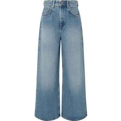 PL204740MP4 Pepe Jeans Damskie dżinsy z szerokimi nogawkami Uhw PL204740, niebieskie (Denim-MP4), 31W / 32L, Niebieski (Denim-MP4), 31W / 32L PL204740MP4 Pepe Jeans Damskie dżinsy z szerokimi nogawkami Uhw PL204740, niebieskie (Denim-MP4), 31W / 32L, Niebieski (Denim-MP4), 31W / 32L
