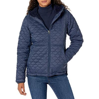 AE-W-FW20-OTW-172-NVYY-Large Amazon Essentials Damska lekka, wodoodporna bluza z kapturem z podszewką Sherpa, granatowa, L AE-W-FW20-OTW-172-NVYY-Large Amazon Essentials Damska lekka, wodoodporna bluza z kapturem z podszewką Sherpa, granatowa, L