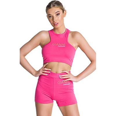 GKW002577 Gianni Kavanagh Damska koszulka różowa Gianni Crop Top, Rosa, L GKW002577 Gianni Kavanagh Damska koszulka różowa Gianni Crop Top, Rosa, L
