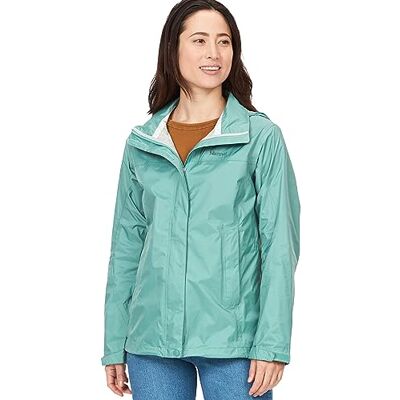 46700 Marmot Kobiety Wm's PreCip Eco Jacket, Wodoodporna kurtka przeciwdeszczowa, oddychający płaszcz przeciwdeszczowy, składana wiatrówka hardshell, idealna na trekking, Blue Agave, XXL 46700 Marmot Kobiety Wm's PreCip Eco Jacket, Wodoodporna kurtka przeciwdeszczowa, oddychający płaszcz przeciwdeszczowy, składana wiatrówka hardshell, idealna na trekking, Blue Agave, XXL