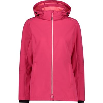 3A22226 CMP damska kurtka Softshell z odpinanym kapturem, Fuxia, 50 3A22226 CMP damska kurtka Softshell z odpinanym kapturem, Fuxia, 50
