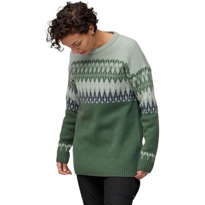 F86992 Fjallraven 86992-679-674 Övik Path Knit W Damska koszulka głęboka patyna-Misty zielony, rozmiar XXS F86992 Fjallraven 86992-679-674 Övik Path Knit W Damska koszulka głęboka patyna-Misty zielony, rozmiar XXS