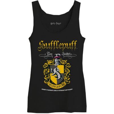 WOHAPOMTK018 HARRY POTTER Damska koszulka bez rękawów, czarny, XS WOHAPOMTK018 HARRY POTTER Damska koszulka bez rękawów, czarny, XS