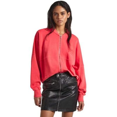 PL581395 Pepe Jeans Bluza damska Hecma, Czerwony (Crispy Red), XL PL581395 Pepe Jeans Bluza damska Hecma, Czerwony (Crispy Red), XL