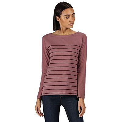 RWT211_Dusky Heather_12 Regatta Damskie Ferelith Maillot Manches Longues Femme Avec imprimé T-shirty/polo/kurtki, Dusky Heather, FR : S (talia Fabricant: 12) RWT211_Dusky Heather_12 Regatta Damskie Ferelith Maillot Manches Longues Femme Avec imprimé T-shirty/polo/kurtki, Dusky Heather, FR : S (talia Fabricant: 12)