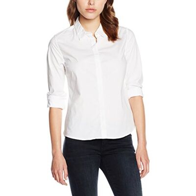 PL301687-800 Pepe Jeans Koszula damska Hawk, biały, 32 (Producent rozmiar: XXS) PL301687-800 Pepe Jeans Koszula damska Hawk, biały, 32 (Producent rozmiar: XXS)