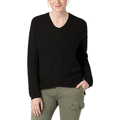 18-10186-00-9039 Timezone Damski sweter Cozy Round Neck, Nappy Black, XL 18-10186-00-9039 Timezone Damski sweter Cozy Round Neck, Nappy Black, XL