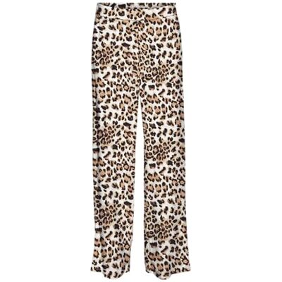 10297357 VERO MODA Vmeasy Joy Hw Wide Pants WVN Ga spodnie damskie, Tan/Aop: leo, XL 10297357 VERO MODA Vmeasy Joy Hw Wide Pants WVN Ga spodnie damskie, Tan/Aop: leo, XL