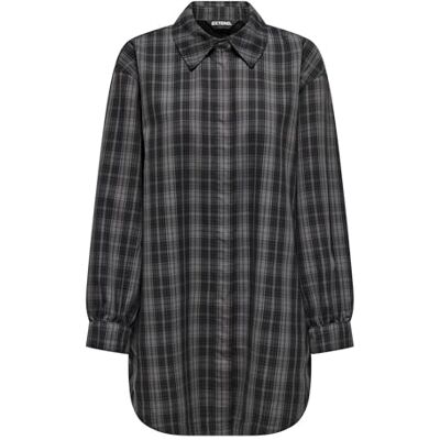 15328167 ONLY ONLIMMA L/S OVS Check Shacket XT PNT płaszcz, szary, L, szary, L 15328167 ONLY ONLIMMA L/S OVS Check Shacket XT PNT płaszcz, szary, L, szary, L
