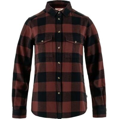 F86999 FJALLRAVEN 86999-555-352 Övik Heavy Flannel Shirt W damska koszulka Dark Navy-Maroon Rozmiar XXS, Ciemny granatowy, XXS F86999 FJALLRAVEN 86999-555-352 Övik Heavy Flannel Shirt W damska koszulka Dark Navy-Maroon Rozmiar XXS, Ciemny granatowy, XXS