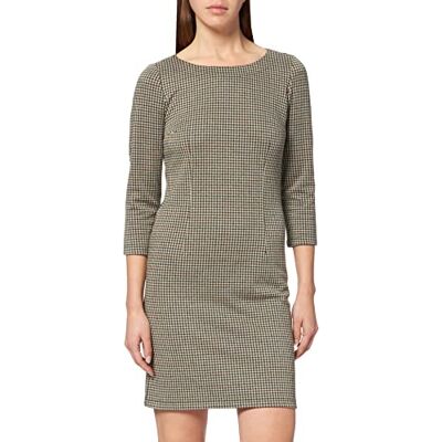 1029250 TOM TAILOR Damski Sukienka w kratkę , 28373 Beige Green Small Check, 32 1029250 TOM TAILOR Damski Sukienka w kratkę , 28373 Beige Green Small Check, 32