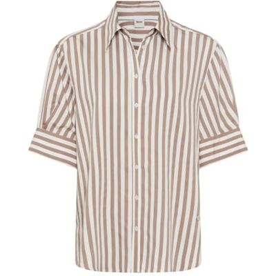 47-8758_94125200 BRAX Damska bluzka Style.villy Viscose Stripe, 53 Taupe, 36 47-8758_94125200 BRAX Damska bluzka Style.villy Viscose Stripe, 53 Taupe, 36