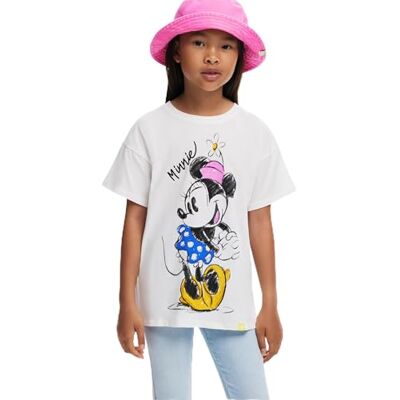25SGTK19 Desigual TS_Mickey_Blah koszulka dziewczęca, biała, 8 años 25SGTK19 Desigual TS_Mickey_Blah koszulka dziewczęca, biała, 8 años