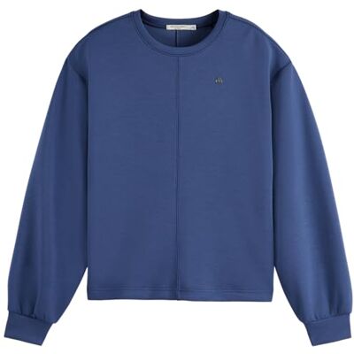U9E01110T Scotch & Soda Dopasowana bluza modalna, Oceana V479, XL U9E01110T Scotch & Soda Dopasowana bluza modalna, Oceana V479, XL