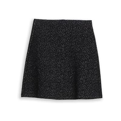 1049240 TOM TAILOR Denim Damska spódnica mini, 34029 Black Glitter, XL 1049240 TOM TAILOR Denim Damska spódnica mini, 34029 Black Glitter, XL