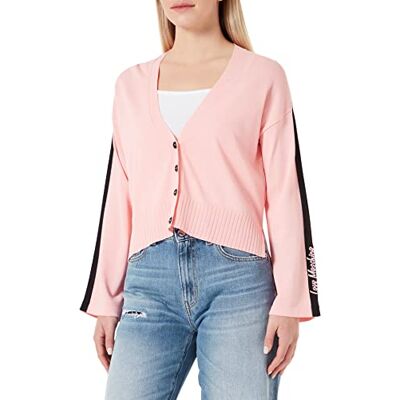 W S 04H 10 X 1474 Love Moschino Damski sweter asymmentryczne długości kardigan, różowy, 38 W S 04H 10 X 1474 Love Moschino Damski sweter asymmentryczne długości kardigan, różowy, 38
