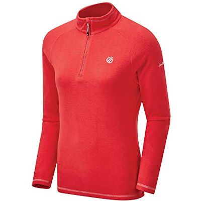 DWA473_Seville Red_6 Dare 2b FreeformII Damska ciepła kurtka polarowa z zamkiem do połowy, wodoodporna, czerwona sewilla, rozmiar 39, biust 76 cm DWA473_Seville Red_6 Dare 2b FreeformII Damska ciepła kurtka polarowa z zamkiem do połowy, wodoodporna, czerwona sewilla, rozmiar 39, biust 76 cm