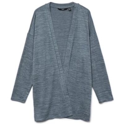 10300759 VERO MODA CURVE VMCKATIE LS kardigan TOP NOOS CUR, China Blue/Szczegóły: melanż, 46-48 10300759 VERO MODA CURVE VMCKATIE LS kardigan TOP NOOS CUR, China Blue/Szczegóły: melanż, 46-48
