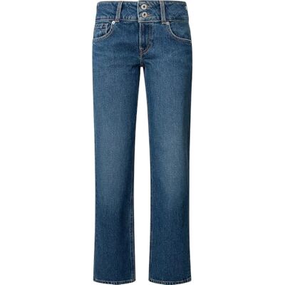 PL204848EE3400030 Pepe Jeans Dżinsy damskie proste Lw, Niebieski (Denim Ee3), 30W / 34L PL204848EE3400030 Pepe Jeans Dżinsy damskie proste Lw, Niebieski (Denim Ee3), 30W / 34L