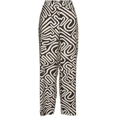 10323272 VERO MODA VMVIGDIS H/W Pants WVN BTQ, Czarny/Aop: vigdis, XL 10323272 VERO MODA VMVIGDIS H/W Pants WVN BTQ, Czarny/Aop: vigdis, XL