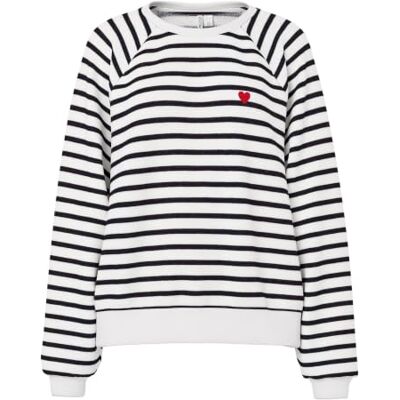 17128390-4802734 PIECES Pcgreta Ls Emb Sweat FC, Cloud Dancer, S 17128390-4802734 PIECES Pcgreta Ls Emb Sweat FC, Cloud Dancer, S