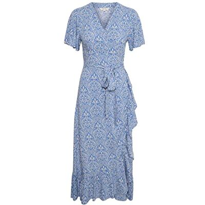 30307023 Part Two Damska sukienka Clarinapw Dr Dress, Lots Blue Ornament nadruk, UK 6 30307023 Part Two Damska sukienka Clarinapw Dr Dress, Lots Blue Ornament nadruk, UK 6