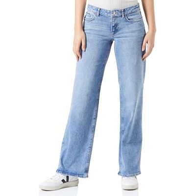 15280466 ONLY Damskie Spodnie Jeansowe ONLJUICY LW Wide Leg DNM REA365 NOOS ze Stretchem, Light Blue Denim, 25W / 32L 15280466 ONLY Damskie Spodnie Jeansowe ONLJUICY LW Wide Leg DNM REA365 NOOS ze Stretchem, Light Blue Denim, 25W / 32L