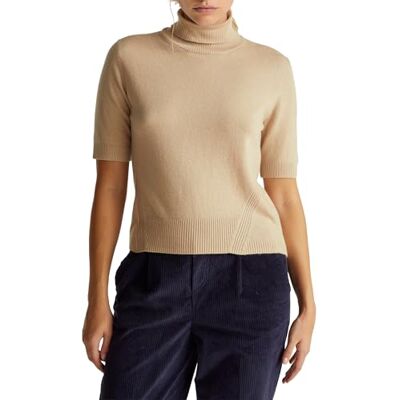 102HD203X United Colors of Benetton sweter damski, Beżowy, XS 102HD203X United Colors of Benetton sweter damski, Beżowy, XS