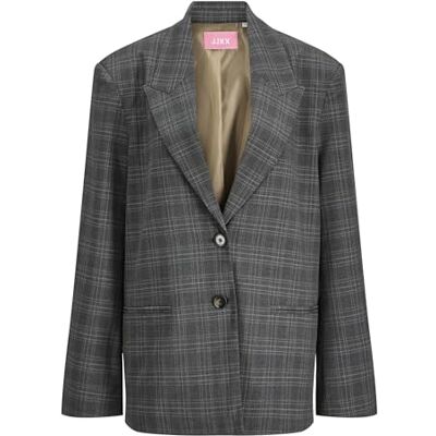 12278592-4781428 JACK & JONES Jxellis Boyfriend Blazer TLR, ciemnoszary melanż, L 12278592-4781428 JACK & JONES Jxellis Boyfriend Blazer TLR, ciemnoszary melanż, L