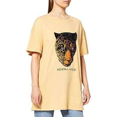 KKW351637 KENDALL & KYLIE koszulka damska, BEŻOWY, XL KKW351637 KENDALL & KYLIE koszulka damska, BEŻOWY, XL