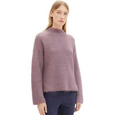 1039993 TOM TAILOR Sweter damski, 33964 Dusty Lilac Melange, XXL 1039993 TOM TAILOR Sweter damski, 33964 Dusty Lilac Melange, XXL
