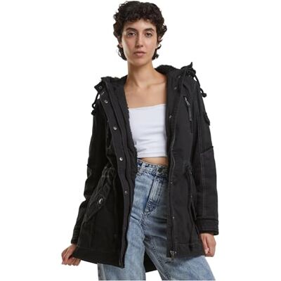33122 Brandit Damska parka zimowa Nila, czarny, M 33122 Brandit Damska parka zimowa Nila, czarny, M
