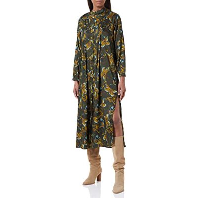 4RUNLV01W Sisley Sukienka damska, Wielokolorowy, 63 l, 40 4RUNLV01W Sisley Sukienka damska, Wielokolorowy, 63 l, 40