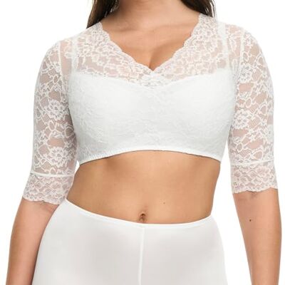 5568 Susa Bluzka damska Dirndl, biały, 48 5568 Susa Bluzka damska Dirndl, biały, 48