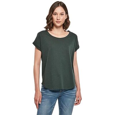 BY036 Build Your Brand T-shirt damski, zielony butelkowy, XS BY036 Build Your Brand T-shirt damski, zielony butelkowy, XS