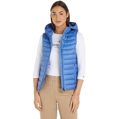 WW0WW40779 Tommy Hilfiger Damska kamizelka LW wyściełana globalna w paski, Iconic Blue, S, Kultowy niebieski, S WW0WW40779 Tommy Hilfiger Damska kamizelka LW wyściełana globalna w paski, Iconic Blue, S, Kultowy niebieski, S