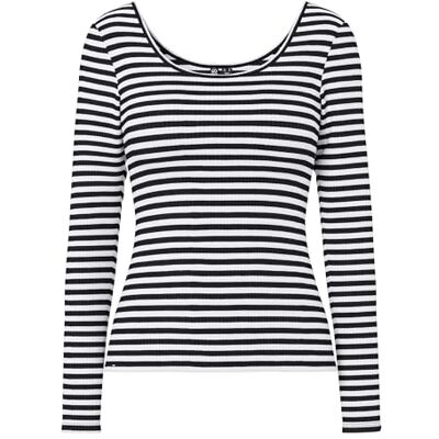 17161803-4897184 PIECES Pckitte Ls Plain Top JRS Noos Bc, czarny, L 17161803-4897184 PIECES Pckitte Ls Plain Top JRS Noos Bc, czarny, L