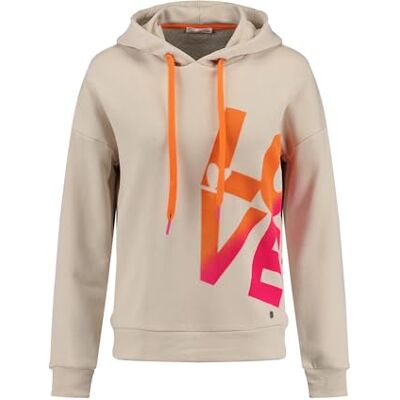 WSW00178 KEY LARGO Bluza damska WSW Tempere Hood, beżowy (1004), XXL WSW00178 KEY LARGO Bluza damska WSW Tempere Hood, beżowy (1004), XXL