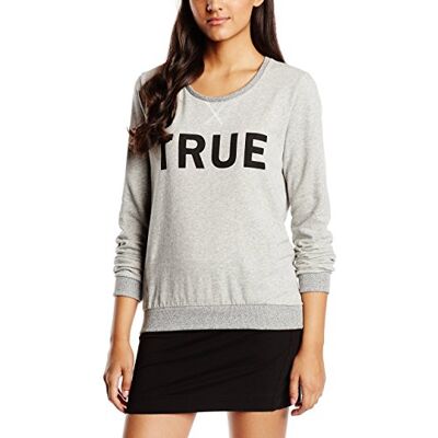 W15HF01C5G-1200 True Religion Damska koszulka Sweat True, Szary (Greymarl 1200), L W15HF01C5G-1200 True Religion Damska koszulka Sweat True, Szary (Greymarl 1200), L