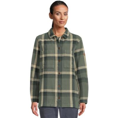 F86986-614-679 Fjallraven 86986-614-679 Singi Flannel Overshirt W Damska koszulka Patyna Zielona Głęboka Patina Rozmiar L, Zielone, L F86986-614-679 Fjallraven 86986-614-679 Singi Flannel Overshirt W Damska koszulka Patyna Zielona Głęboka Patina Rozmiar L, Zielone, L