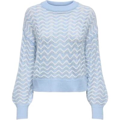15284280-4740844 Jdy rita L/S Short Struc Pull KNT Noos, Kentucky Blue, XL 15284280-4740844 Jdy rita L/S Short Struc Pull KNT Noos, Kentucky Blue, XL