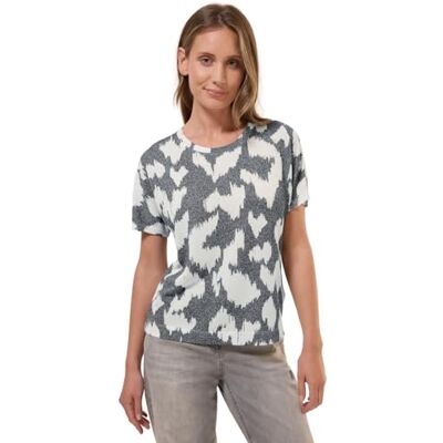 3226616 Cecil T-shirt damski, wulkaniczny szary, XXL 3226616 Cecil T-shirt damski, wulkaniczny szary, XXL