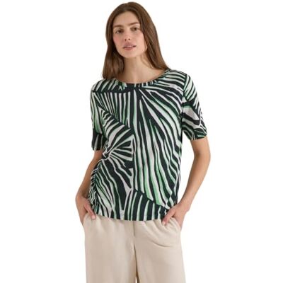 B325275 Cecil Wzorzysty T-shirt Palm Breeze Green XL B325275 Cecil Wzorzysty T-shirt Palm Breeze Green XL