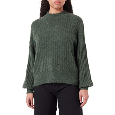 20117302 ICHI Damski sweter IHKAMARA LS5, 190417/Kombu Green, L 20117302 ICHI Damski sweter IHKAMARA LS5, 190417/Kombu Green, L