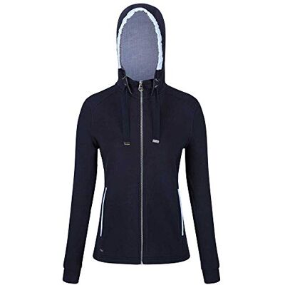 RWA412 Regatta Damska bluza z kapturem Ramana Coolweave bawełniany polar, granatowy, 18 RWA412 Regatta Damska bluza z kapturem Ramana Coolweave bawełniany polar, granatowy, 18