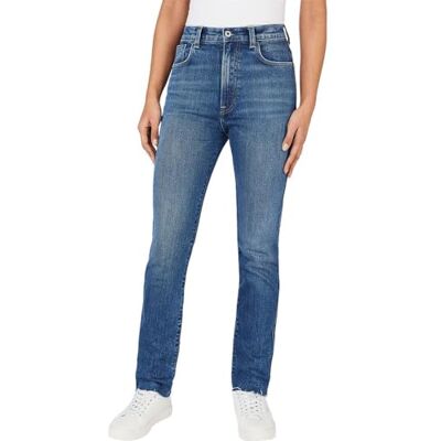 PL204590GX8 Pepe Jeans Dżinsy damskie Slim Uhw, Niebieski (Denim-gx8), 30W / 28L PL204590GX8 Pepe Jeans Dżinsy damskie Slim Uhw, Niebieski (Denim-gx8), 30W / 28L