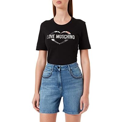 W O 169 01 S 3558 Love Moschino Damskie szorty dżinsowe, dżinsowy, 44 PL W O 169 01 S 3558 Love Moschino Damskie szorty dżinsowe, dżinsowy, 44 PL